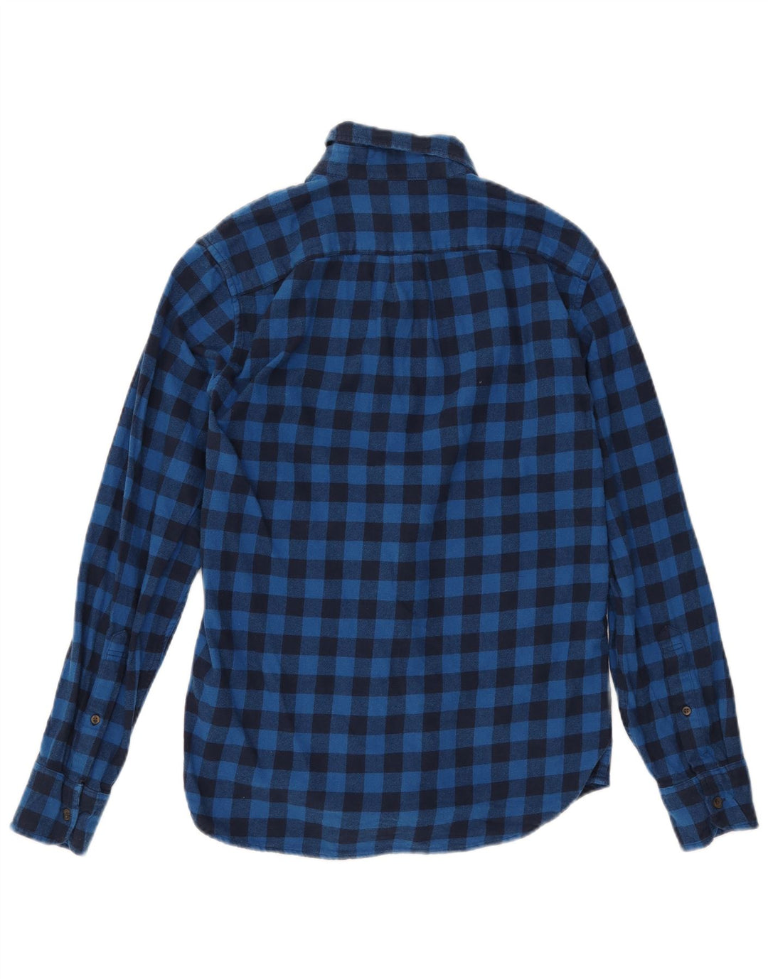 J. CREW Camicia slim da uomo in flanella piccola in cotone a quadretti blu navy