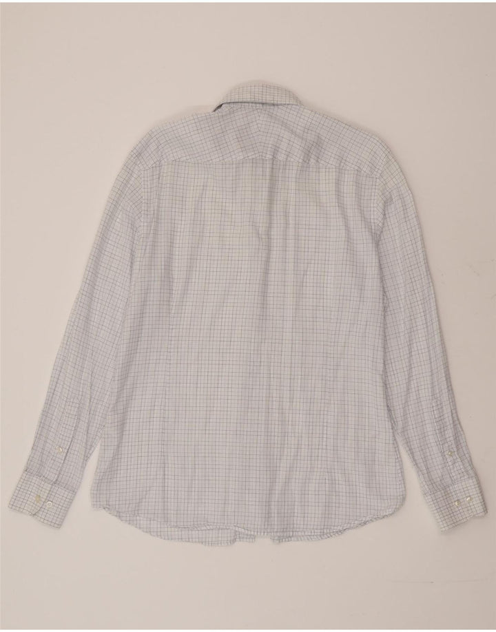 Camicia HACKETT da uomo slim fit taglia 41 16 grande quadretto blu