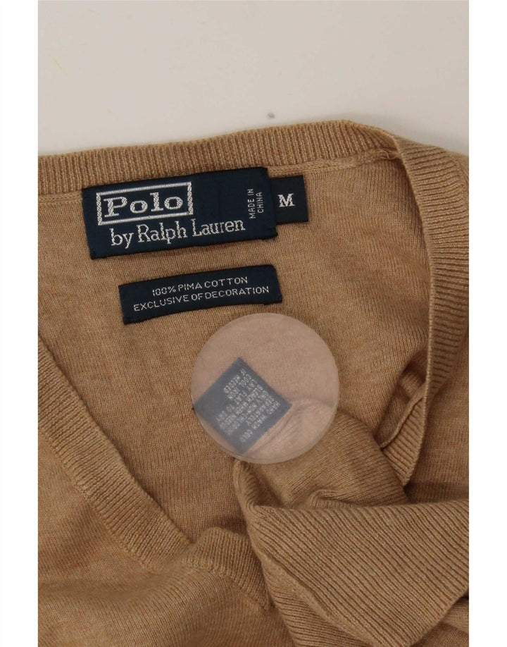 Canotta da uomo Polo Ralph Lauren in cotone beige medio