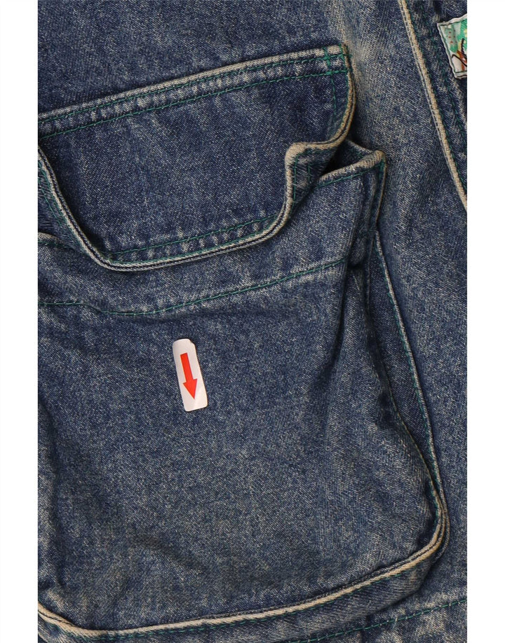 Cappotto in denim da uomo Vitamina UK 40 grande cotone blu