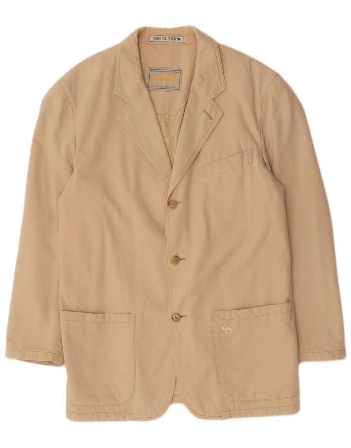Giacca blazer a 3 bottoni da uomo Camel Active UK 38 Beige medio