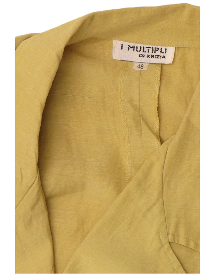 Camicetta Camicia Donna Krizia IT 48 XL Giallo