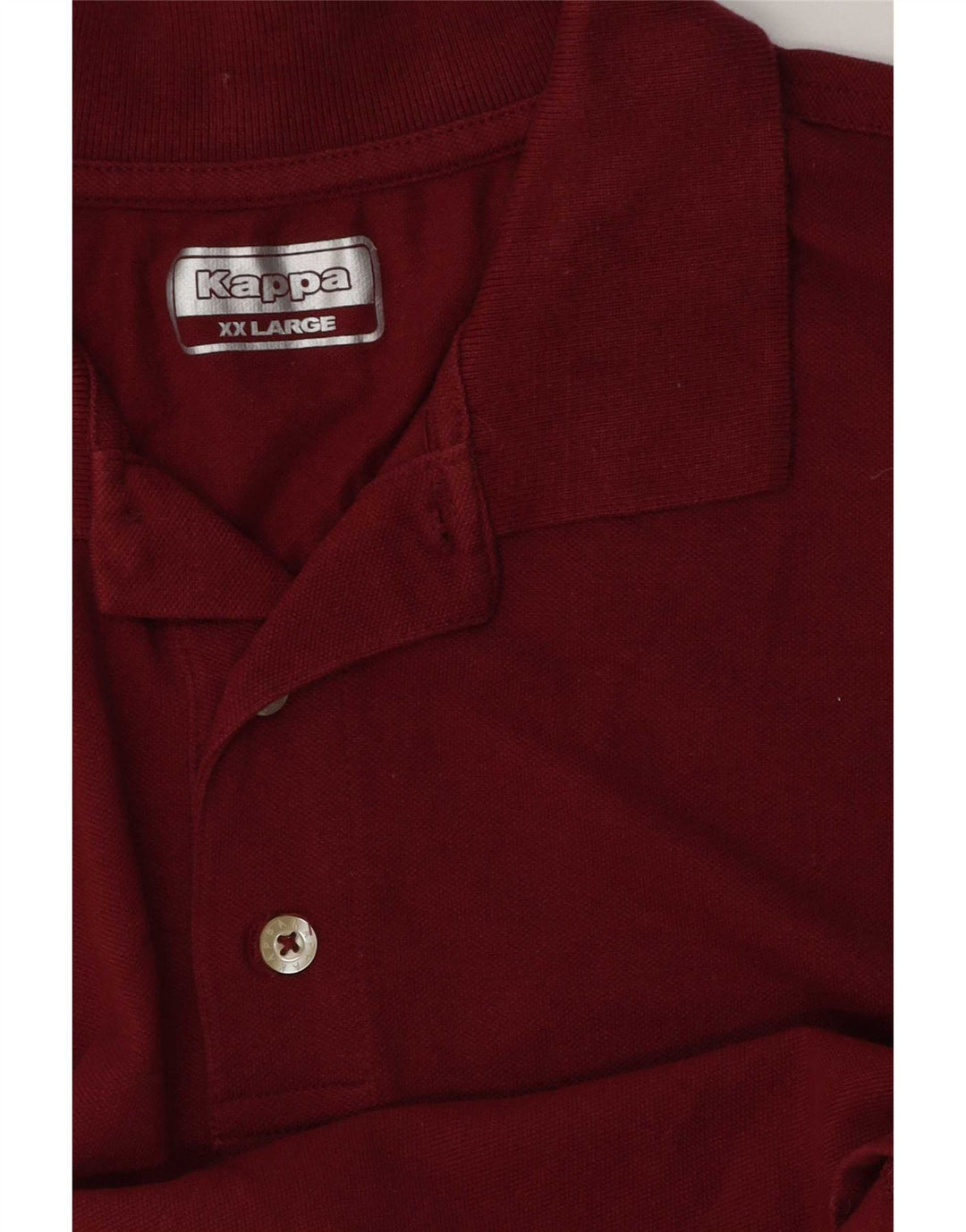 Polo Kappa da uomo 2XL Borgogna