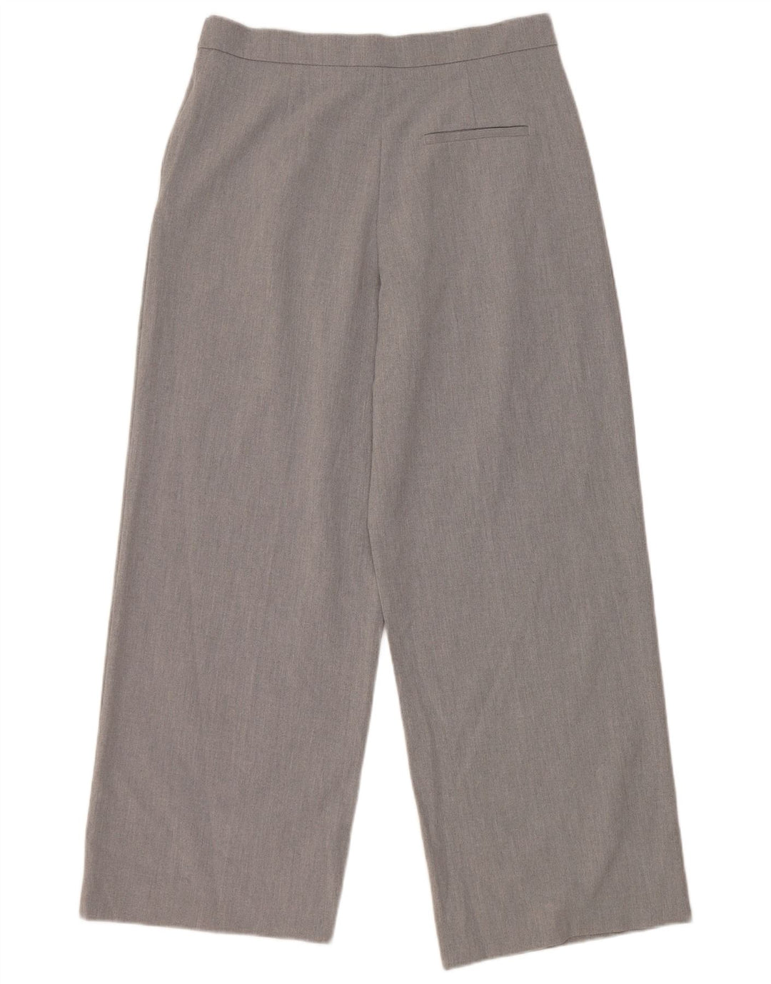 Pantaloni chino con pegging da donna ZARA medi W30 L28 poliestere grigio