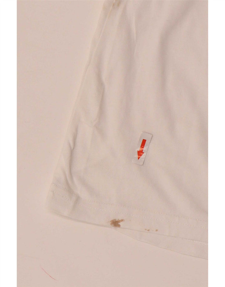 T-shirt grafica da donna Champion Top UK 12 Medium White