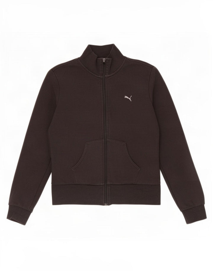 Giacca da tuta da donna Puma UK 12 Medium Black Cotton