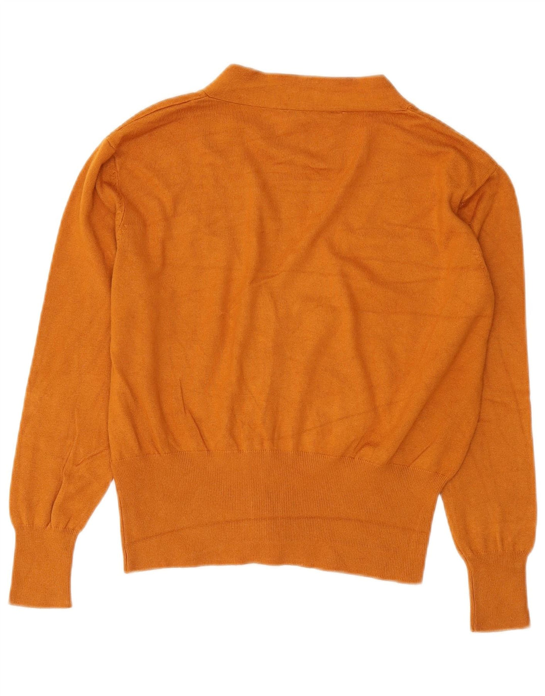 Maglione cardigan da donna Zara UK 14 Viscosa marrone medio