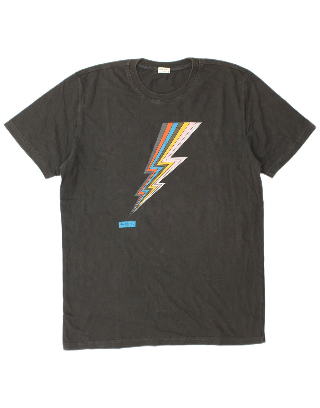 PAUL SMITH T-shirt grafica da uomo Top piccola in cotone nero