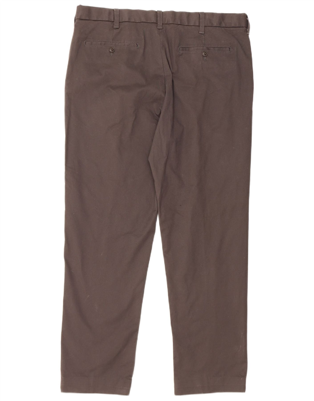 Pantaloni chino dritti da uomo Marks & Spencer W40 L31 cotone grigio