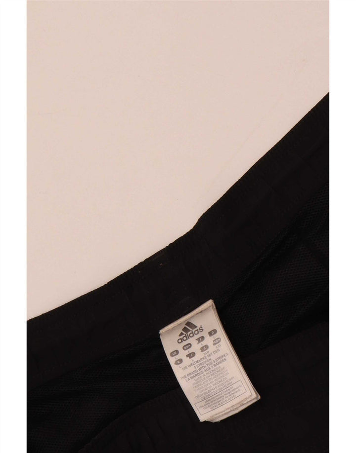 Pantaloncini da bagno da uomo Adidas grandi in nylon nero