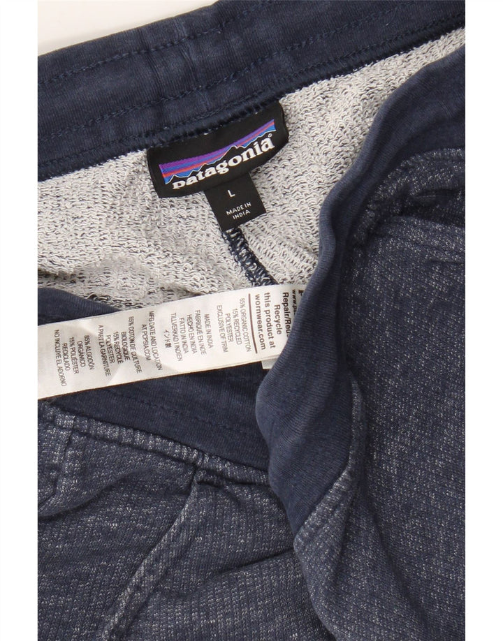 Pantaloncini sportivi da uomo PATAGONIA grandi in cotone blu navy