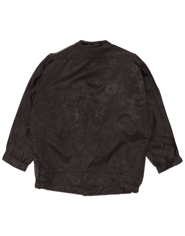 Giubbotto bomber da donna Colette Wolfgang Kaiser UK 10 piccolo in viscosa nera