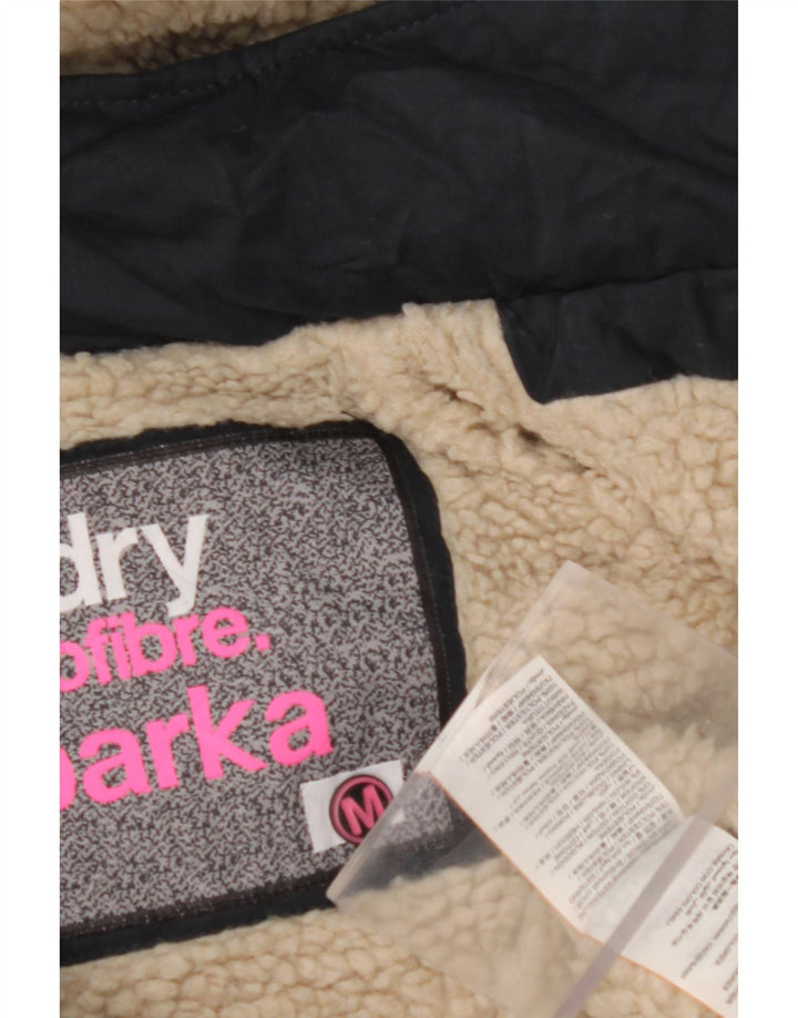 Giacca a vento grafica da donna SUPERDRY UK 14 medio blu navy