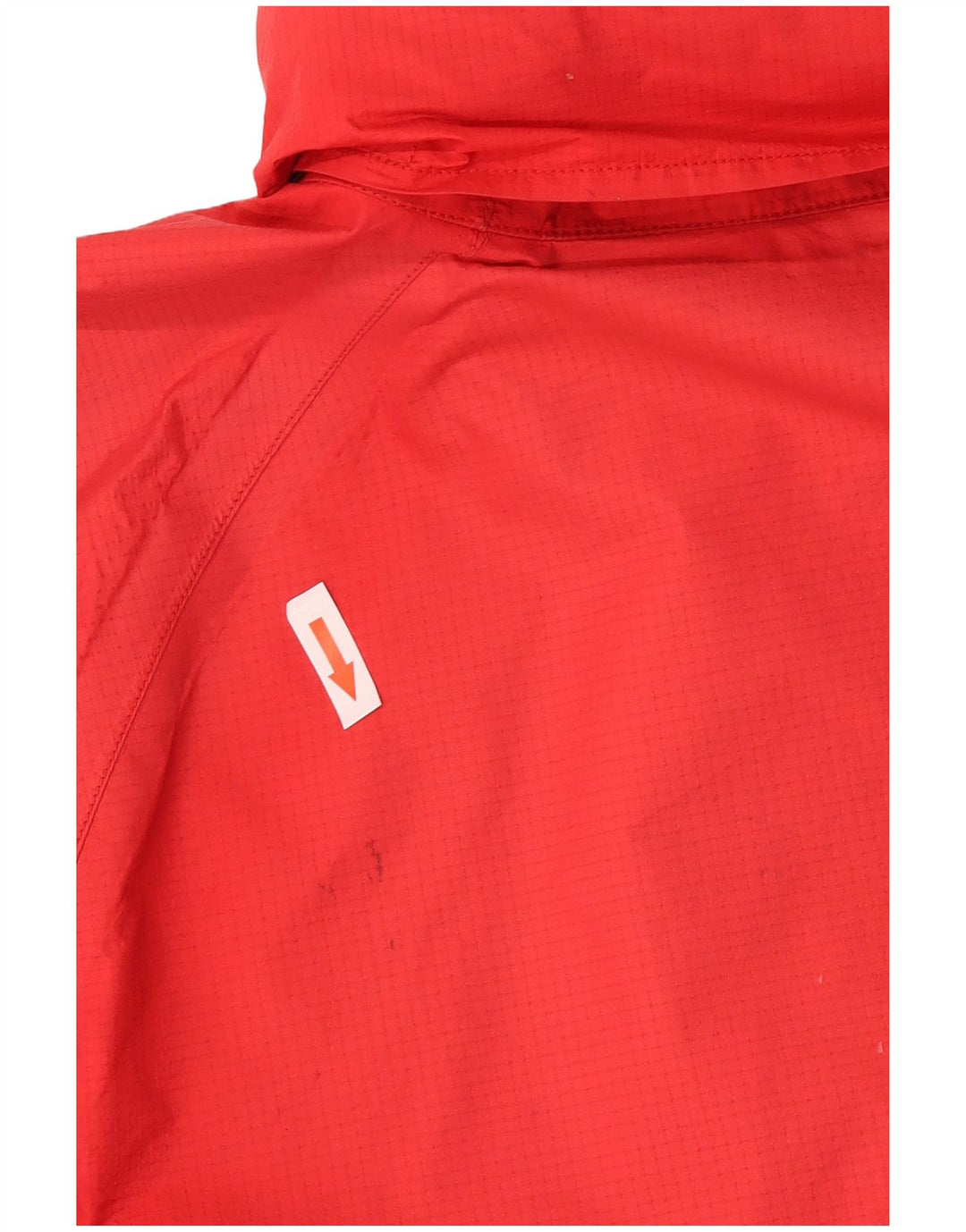 Giacca antipioggia da uomo con cappuccio Berghaus UK 38 nylon rosso medio