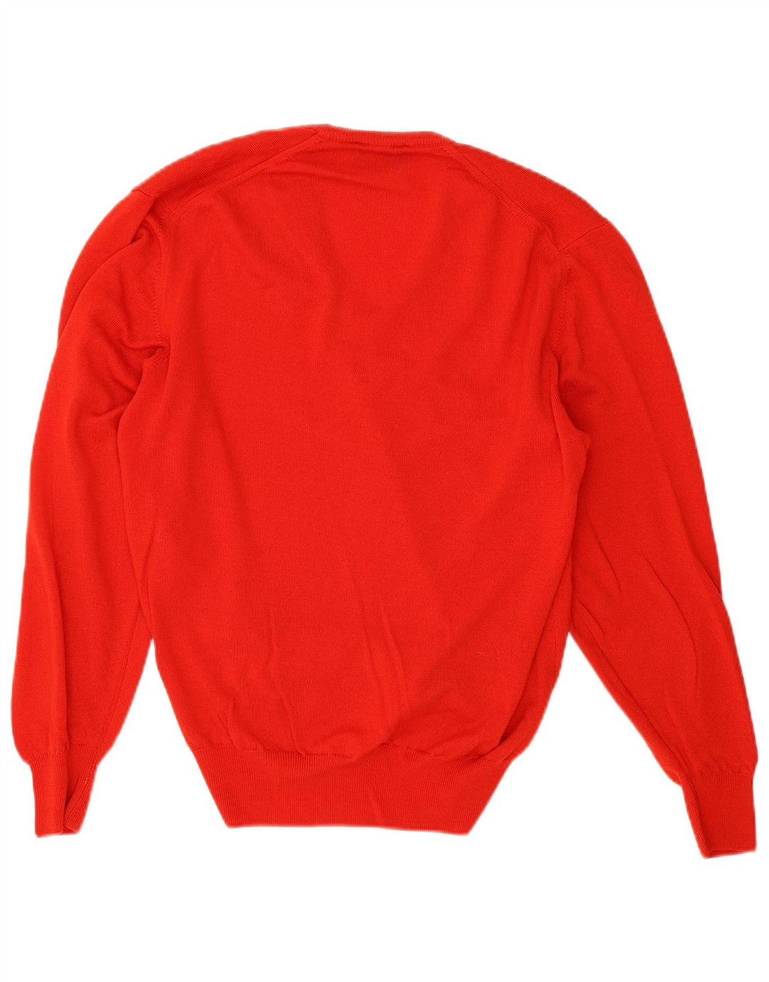 Maglione vintage da uomo con scollo a V IT 50 Cashmere rosso medio