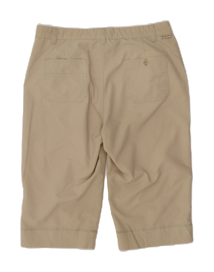 COLUMBIA Womens Chino Shorts US 10 Large W32 Beige Polyester Vintage Columbia and Second-Hand Columbia from Messina Hembry 