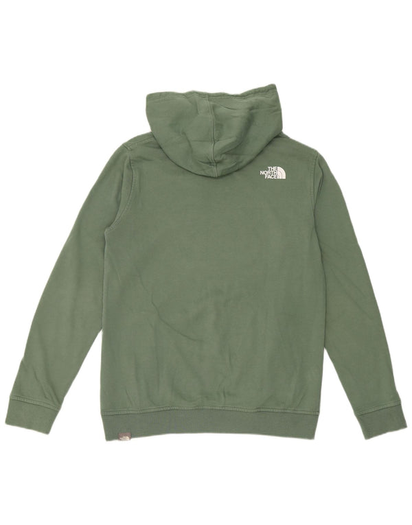 Felpa con cappuccio grafica per ragazzi The North Face 15-16 anni 2XL cotone verde