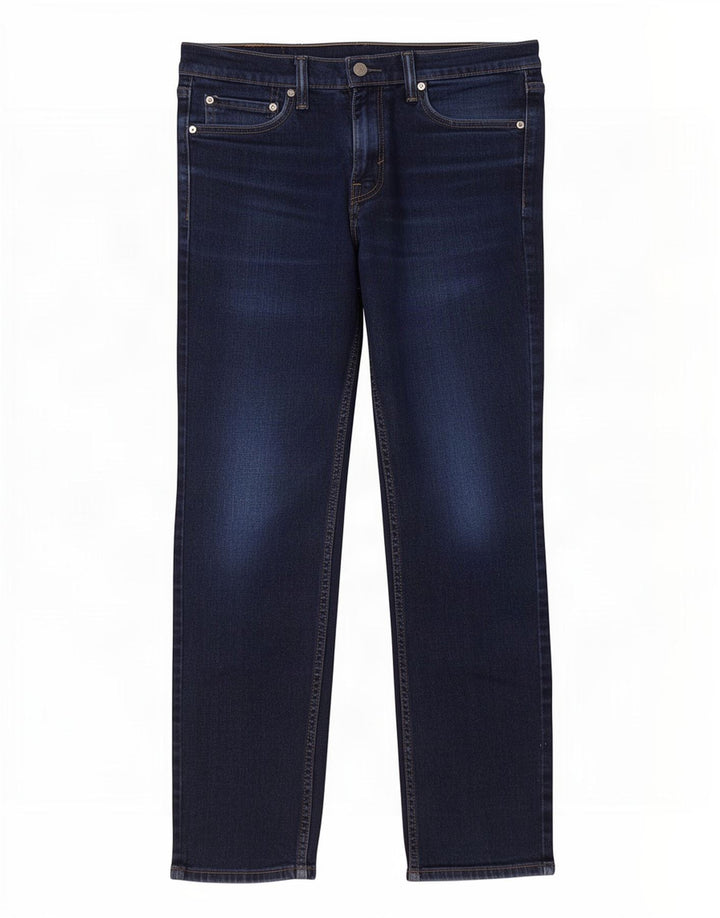 Levi's Uomo 511 Slim Jeans W32 L30 Cotone Blu
