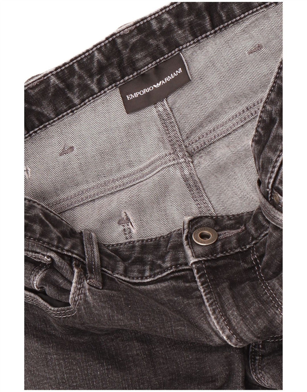 Jeans slim da donna Emporio Armani W28 L33 neri