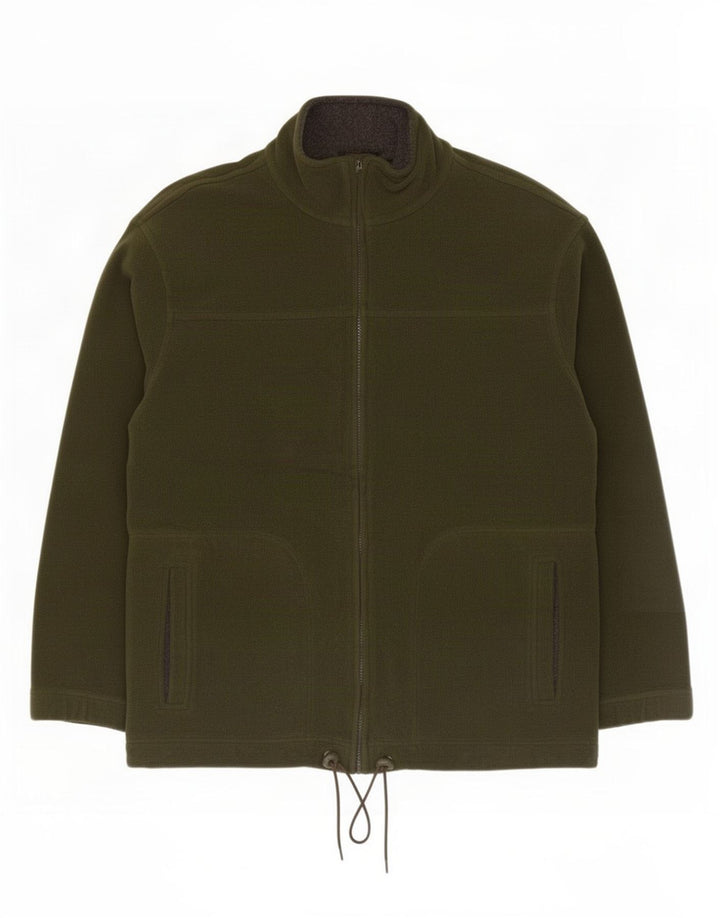 Giacca in pile Marks & Spencer da donna St. Michael UK 14 grande kaki