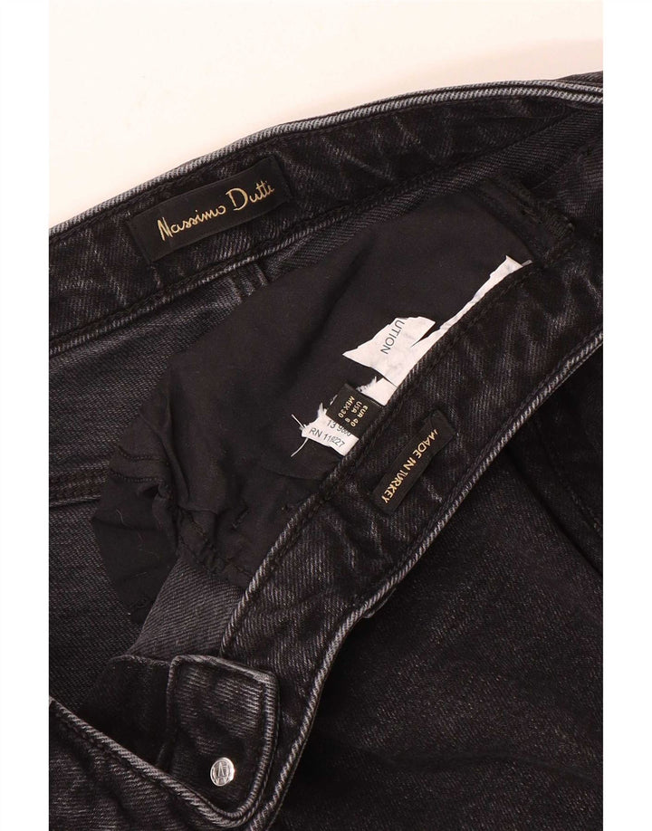 Jeans dritti da donna Massimo Dutti EU 40 medio W30 L29 neri