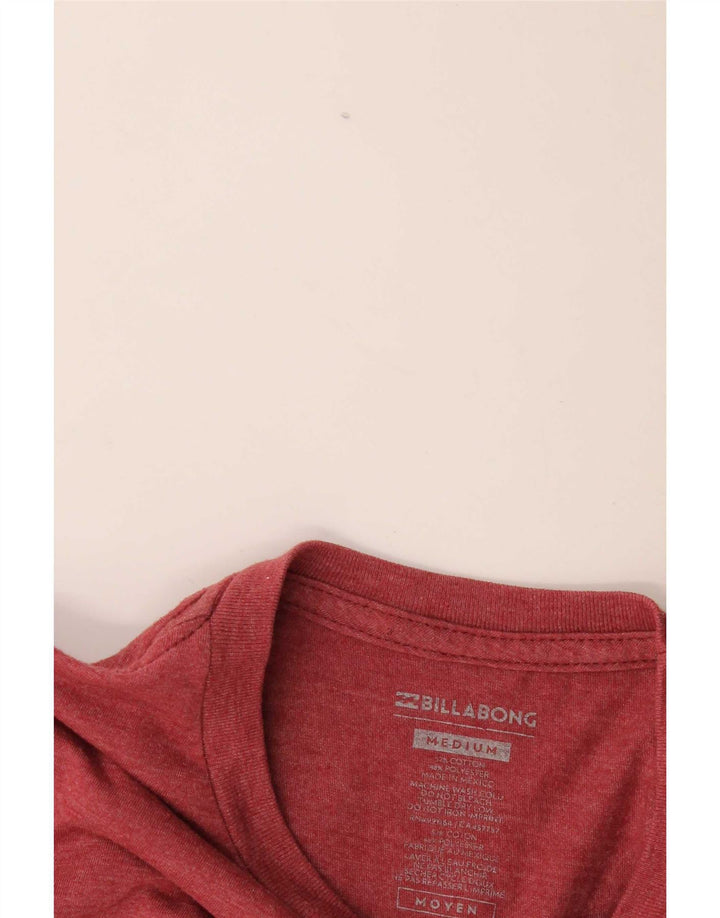 Maglietta grafica da uomo Billabong Top in cotone bordeaux medio