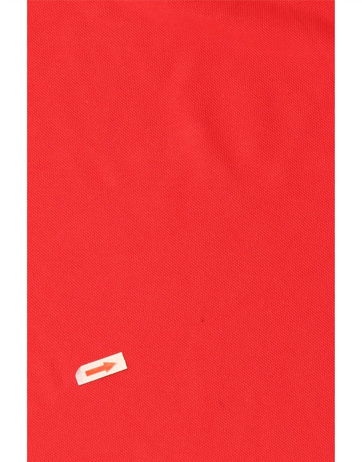 Polo da uomo Lyle & Scott in cotone rosso medio