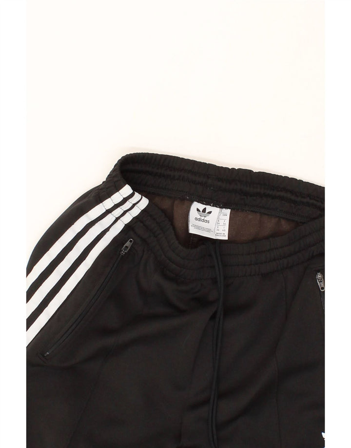 ADIDAS Womens Tracksuit Trousers UK 8 Small Black Polyester Vintage Adidas and Second-Hand Adidas from Messina Hembry 