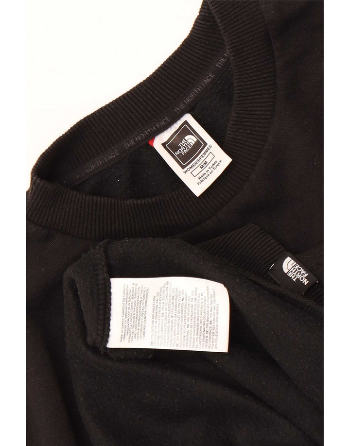 Felpa grafica da donna The North Face Jumper UK 14 Medium Black Cotton