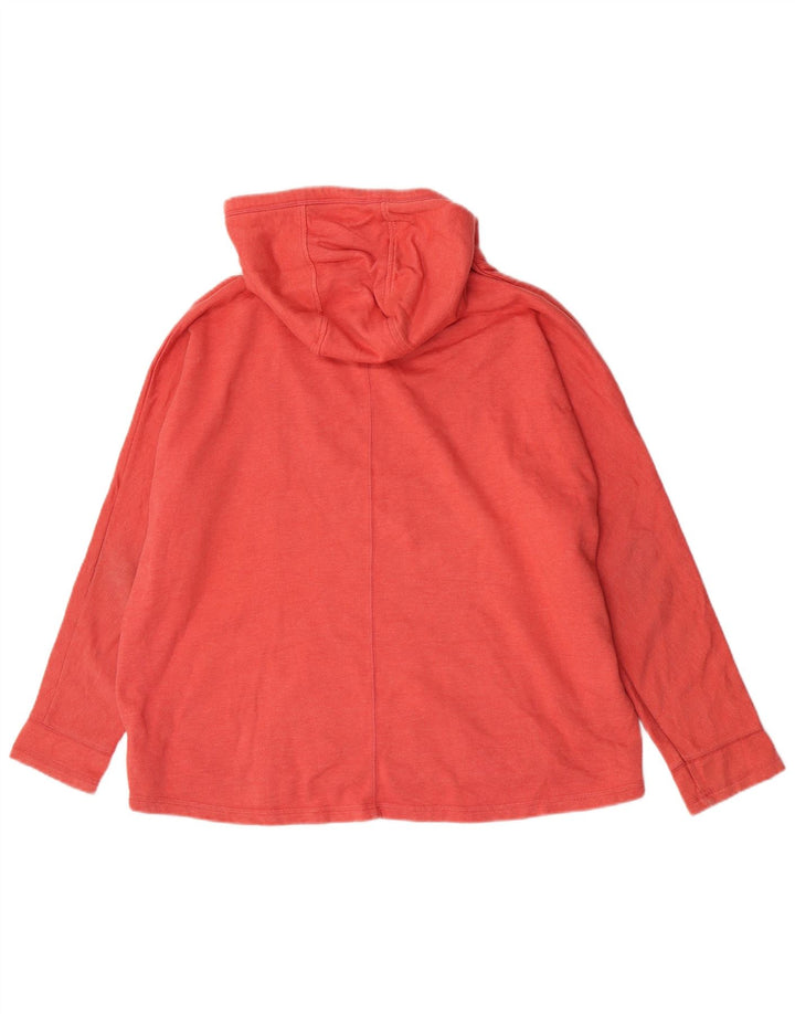 Felpa con cappuccio oversize da donna Fat Face UK 10 Small Poliestere rosso