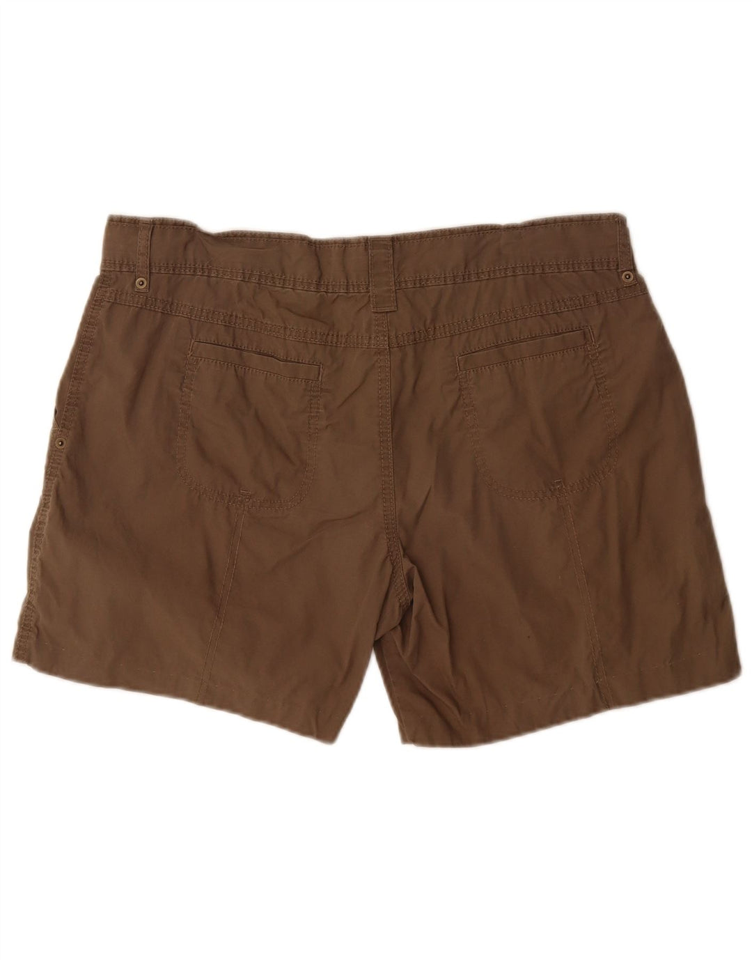 Pantaloncini cargo da donna Marks & Spencer UK 16 Large W34 cotone kaki