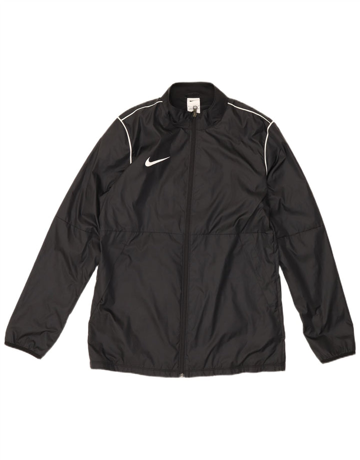 Giacca da tuta da uomo Nike, giacca media, nera, in poliestere