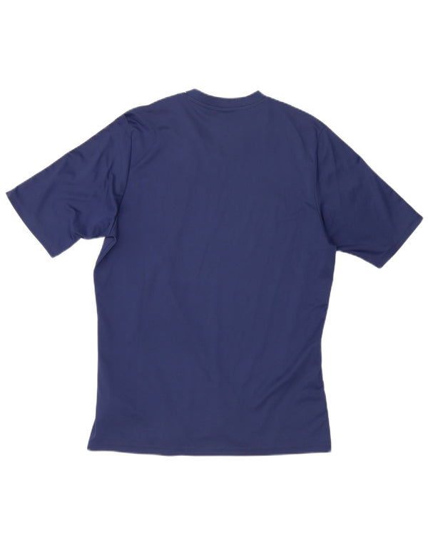 T-shirt da uomo Adidas Top Large in poliestere blu navy