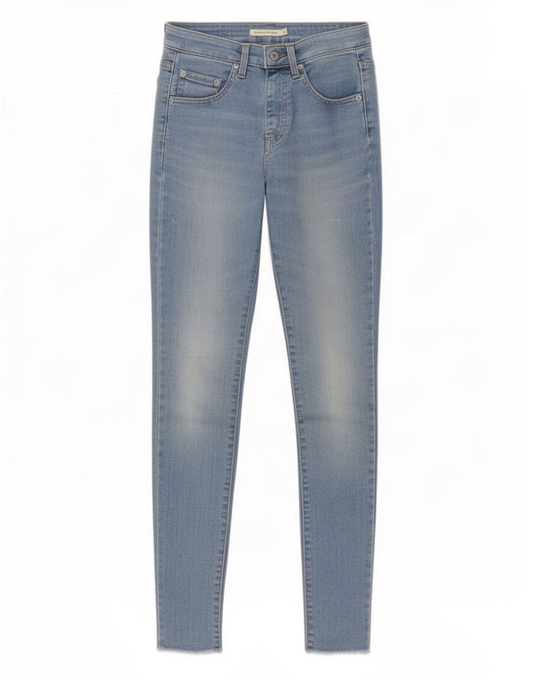 Levi's Womens 721 High Rise Skinny Jeans W25 L30 Blue