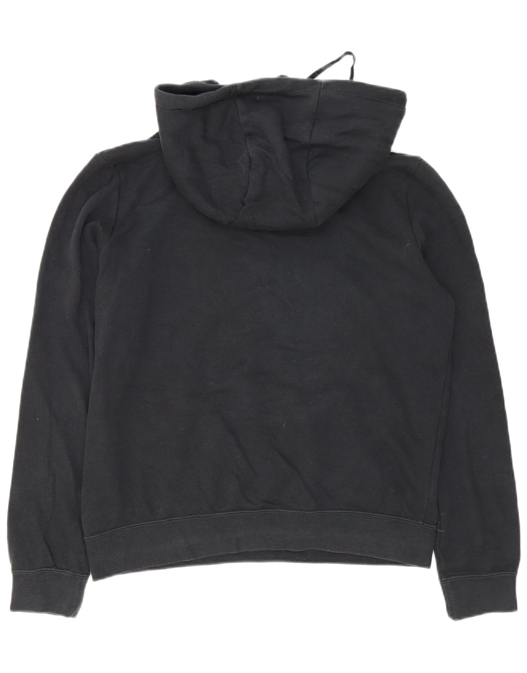 Felpa con cappuccio da uomo Nike, cotone medio nero