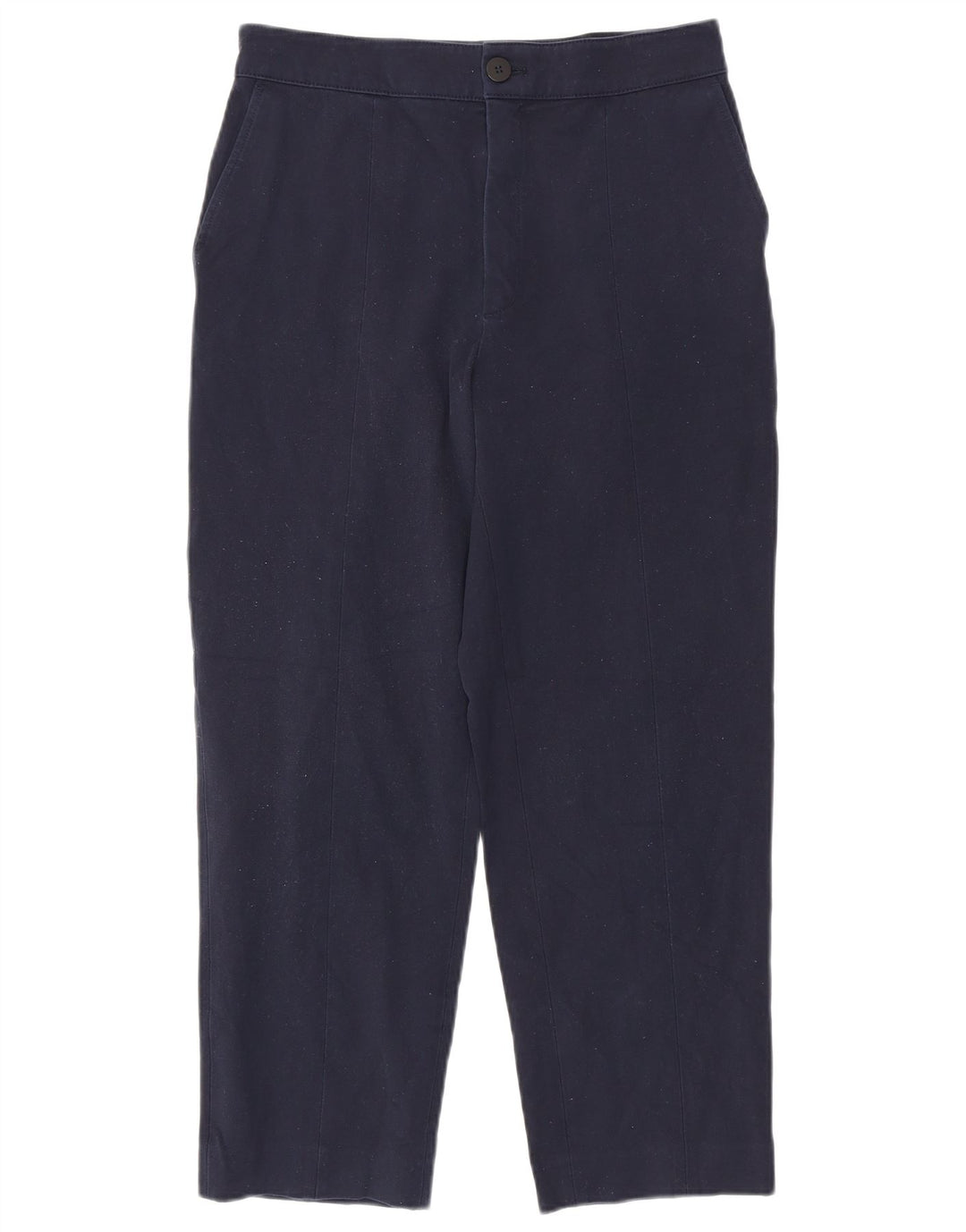 Pantaloni cropped da donna Massimo Dutti EU 40 Medium W30 L26 Blu navy