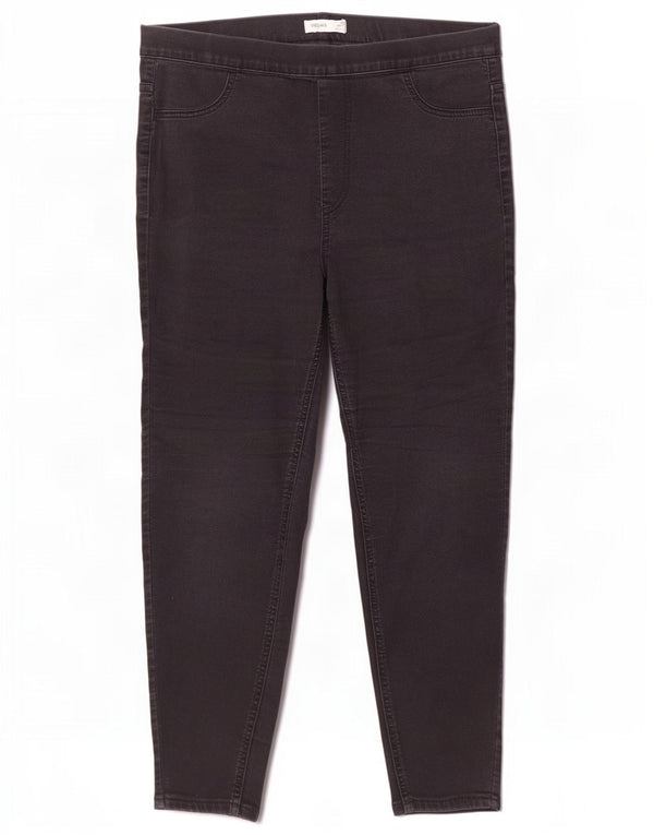 Jeans Jeggings da donna Marks & Spencer UK 16 Large W34 L32 Cotone nero