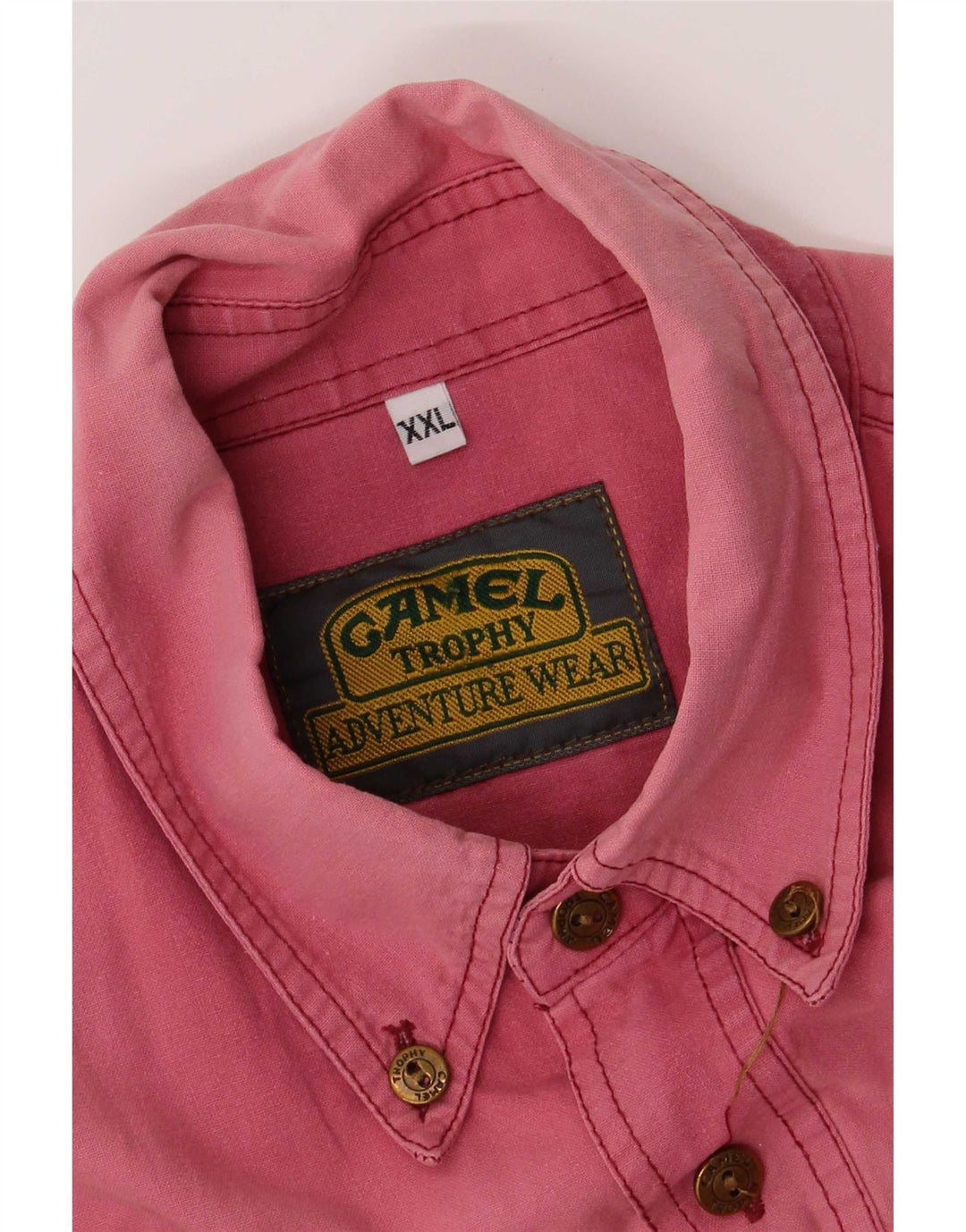 Camicia a maniche corte da uomo Camel Active 2XL Rosa