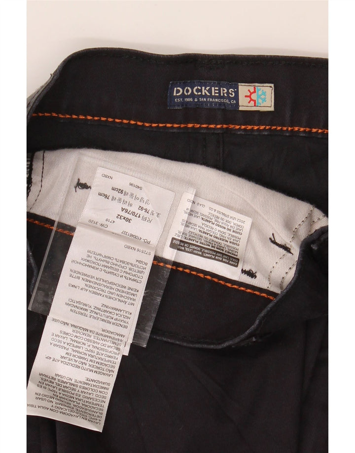 DOCKERS Mens Slim Jeans W30 L32 Black Cotton Vintage Dockers and Second-Hand Dockers from Messina Hembry 