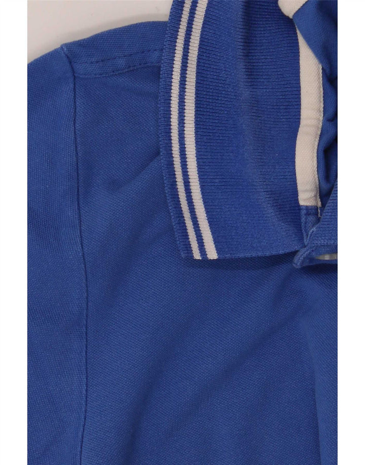 Polo Kappa da uomo a righe blu medio