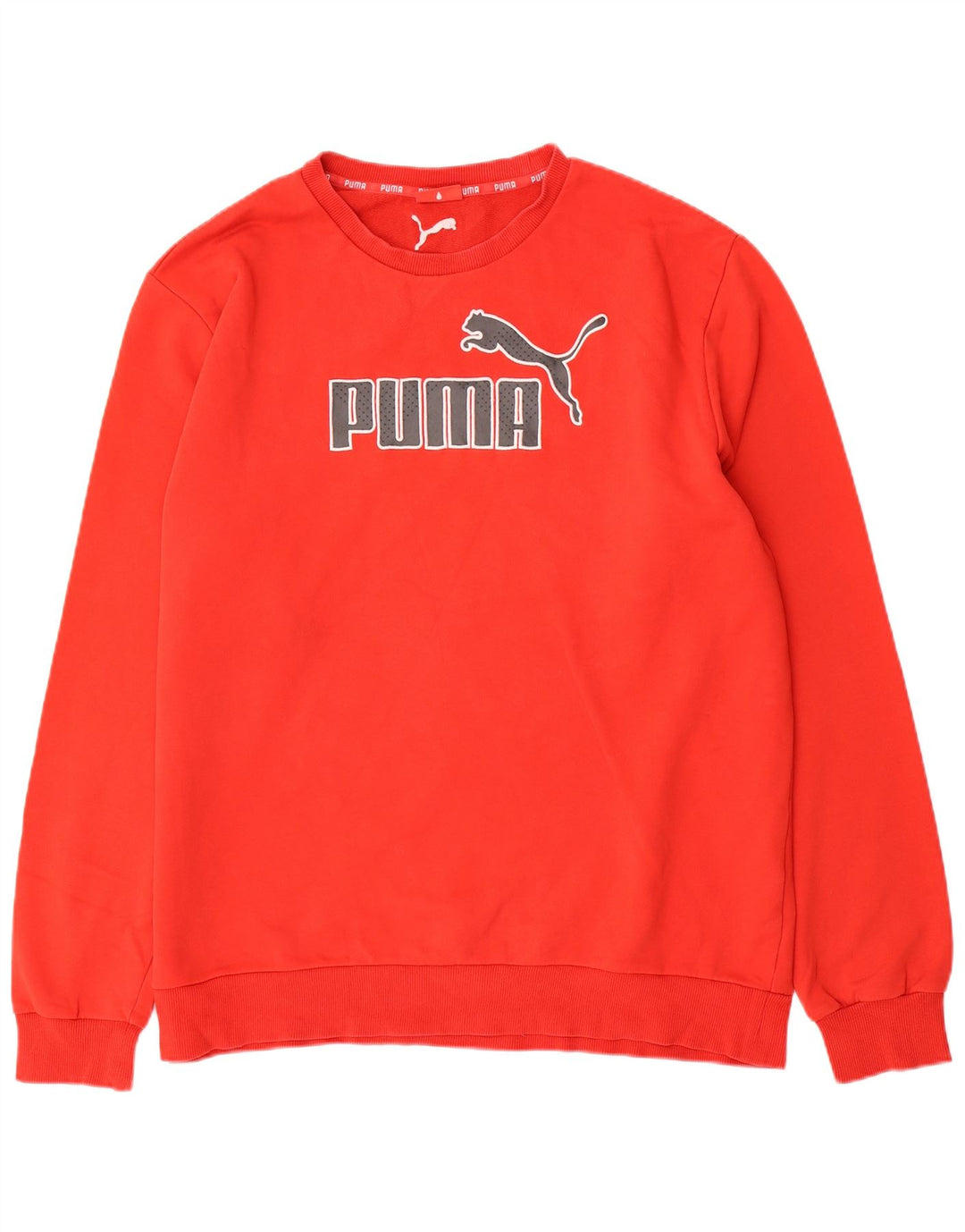 Felpa grafica da uomo Puma 2XL in cotone rosso