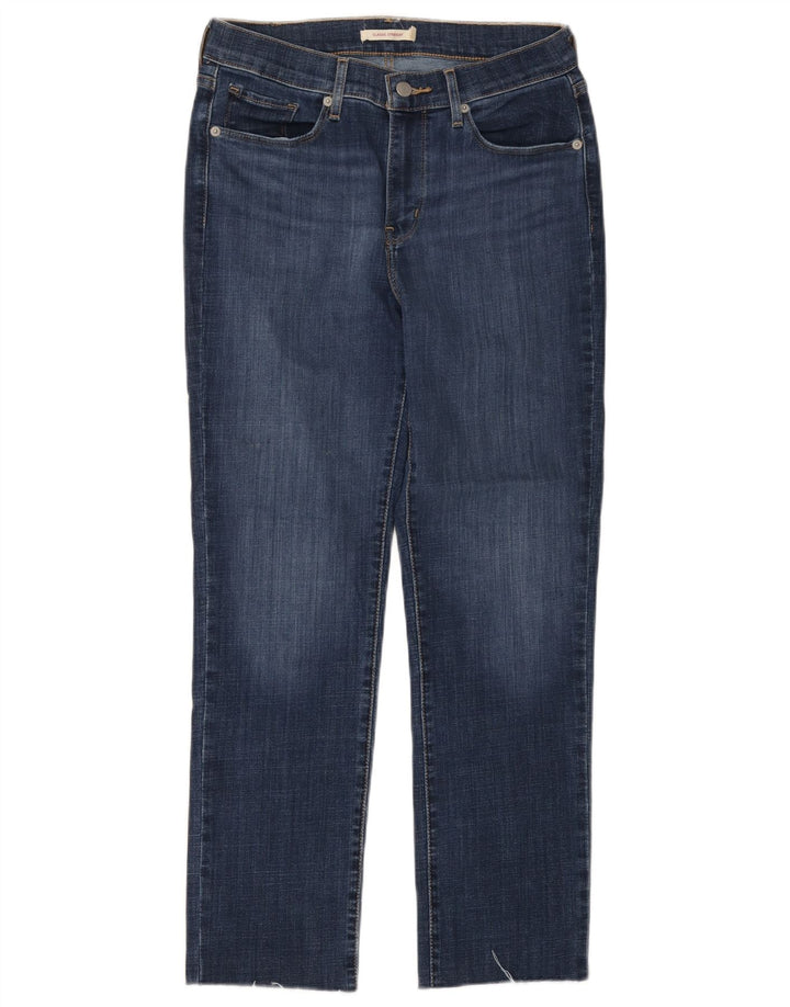 LEVI'S Jeans dritti da donna vestibilità classica US 6 medi W28 L27 cotone blu