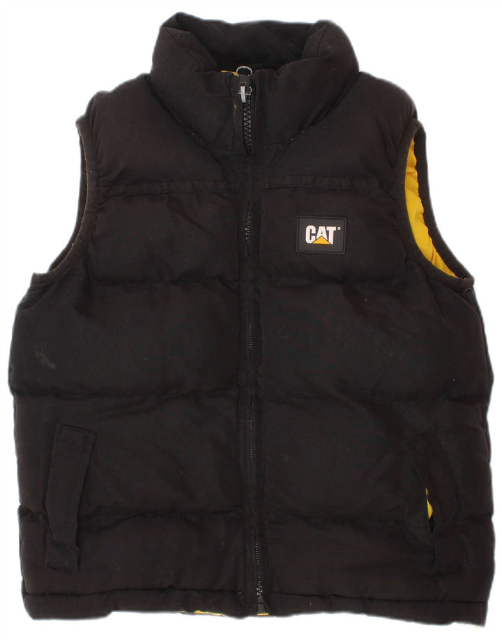 Gilet imbottito per ragazzi CAT 2-3 anni in poliestere nero