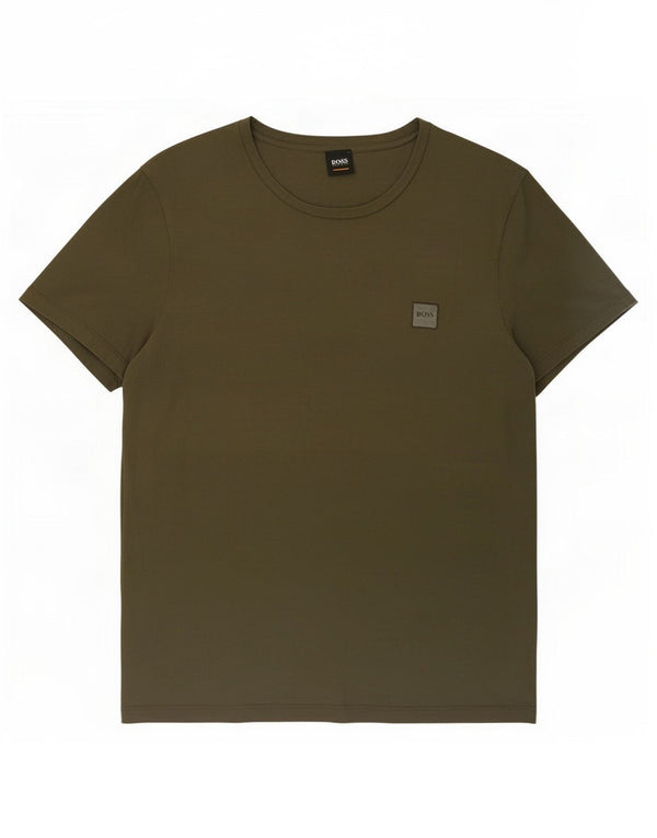 T-shirt grafica da uomo Hugo Boss Top XL in cotone kaki