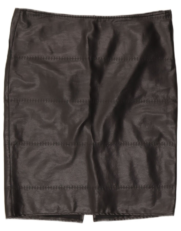 Krizia Jeans Womens Pencil Skirt UK 16 Large W34 Black