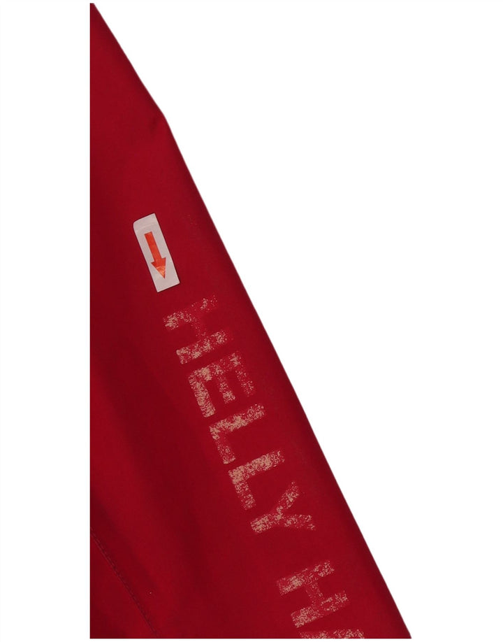 Giacca antipioggia grafica con cappuccio per ragazze Helly Hansen 11-12 anni in poliestere rosa