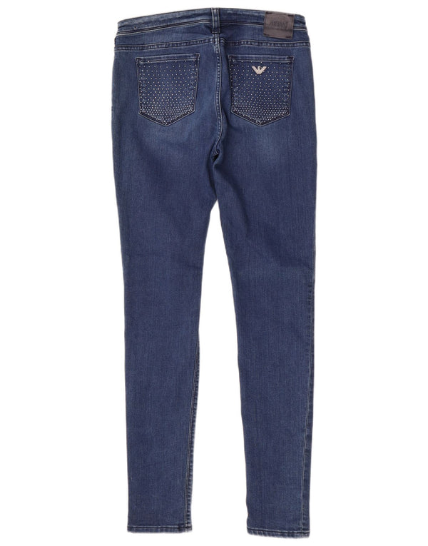 Jeans skinny da donna Armani W29 L31 cotone blu