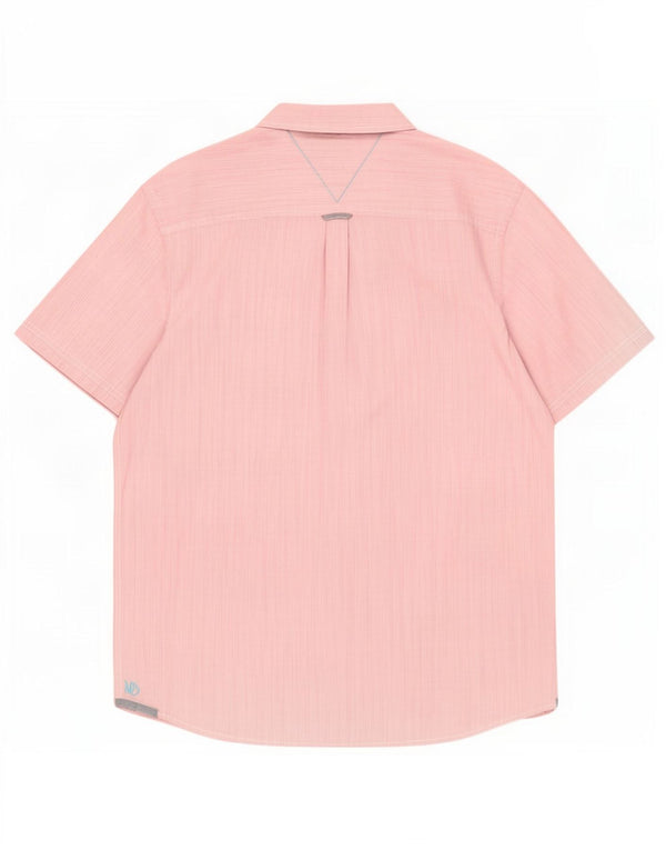 White Stuff Camicia da uomo a maniche corte vestibilità classica XL Cotone a righe rosa