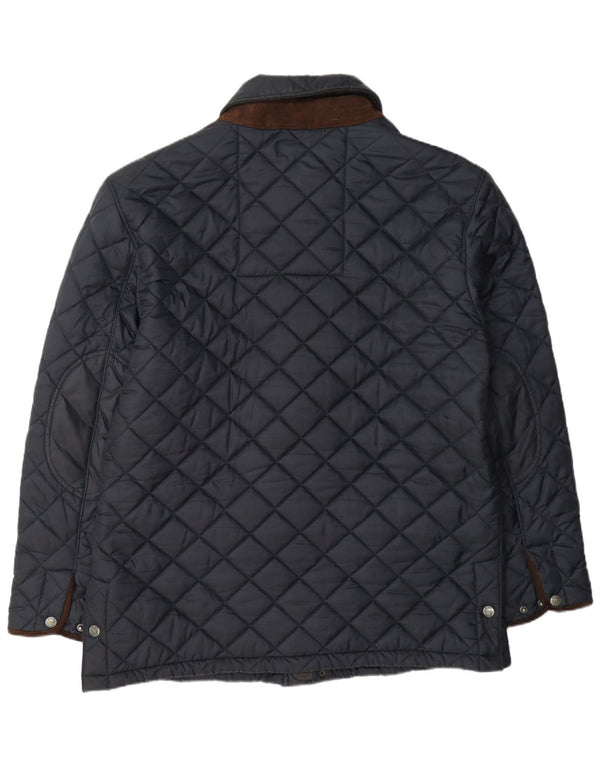 Crew Clothing Giacca trapuntata da uomo UK 44 2XL Nylon blu navy
