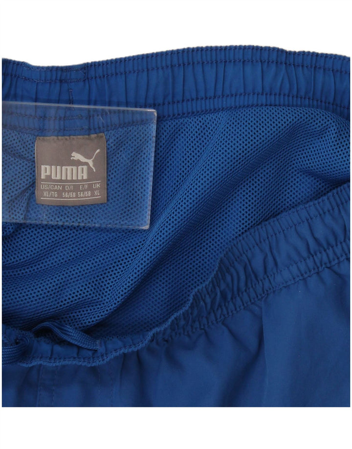 Pantaloncini da bagno grafici da uomo Puma XL Blu